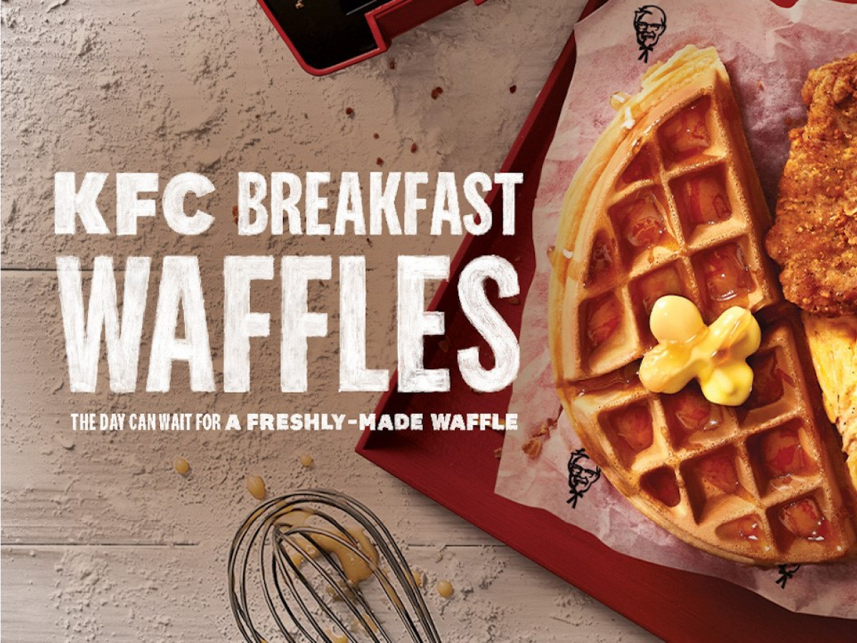 KFC launches all-new Breakfast Waffles starting March 26
