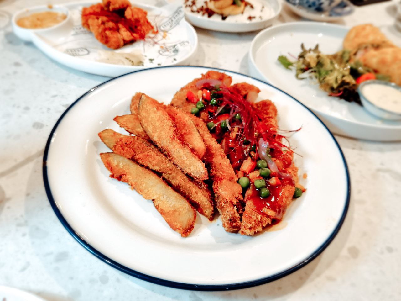 Tanglin Cookhouse's pork chop dish