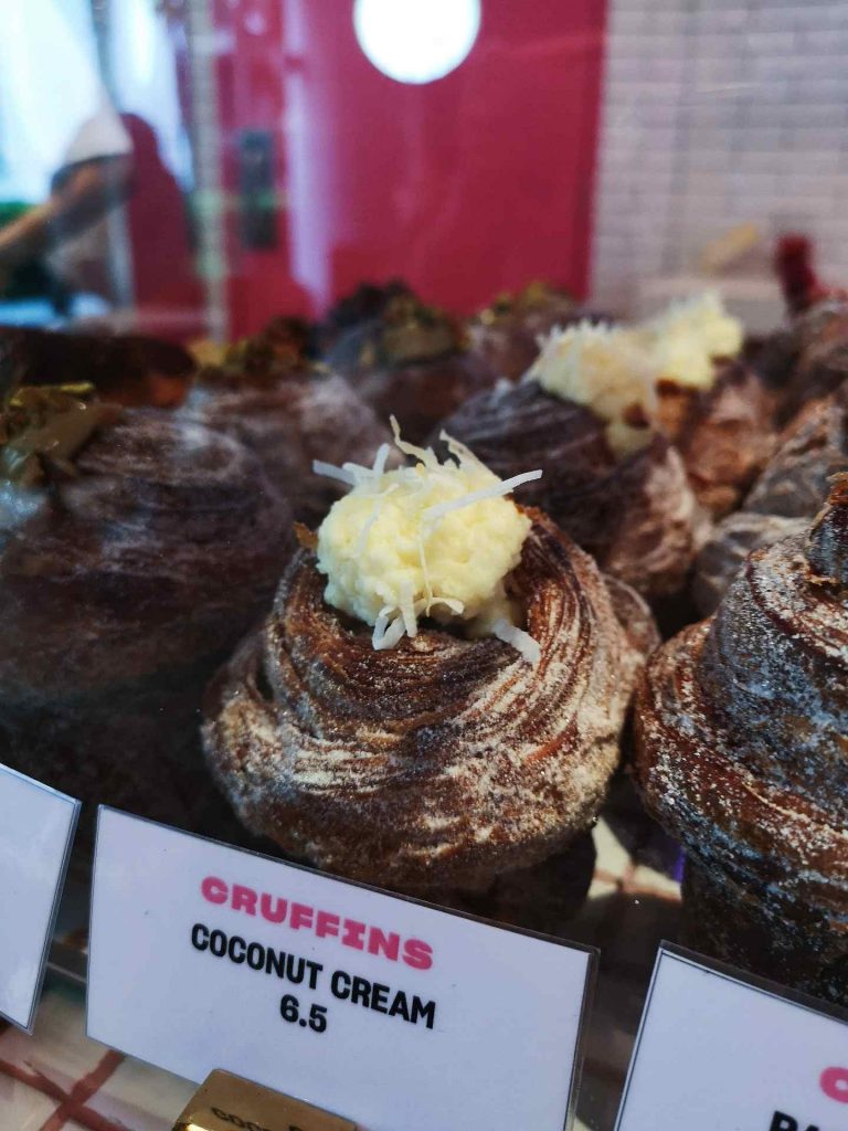 Mr Holmes Bakehouse - Coconut cream cruffin