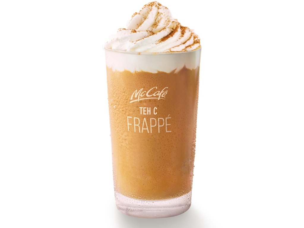 McDonald’s Laksa Delight Burger_Teh C Frappe