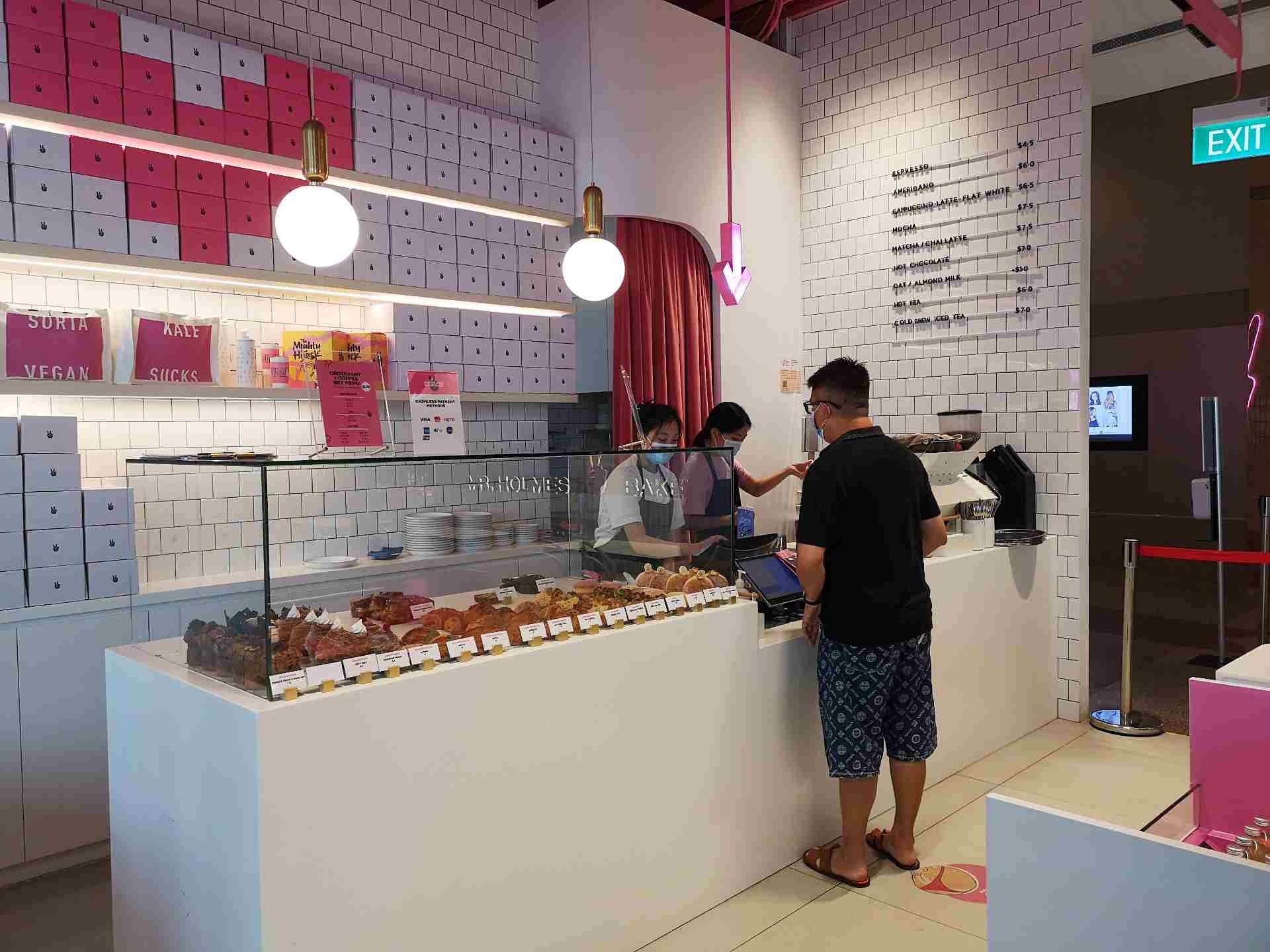 Mr Holmes Bakehouse - interior at Pacific Plaza