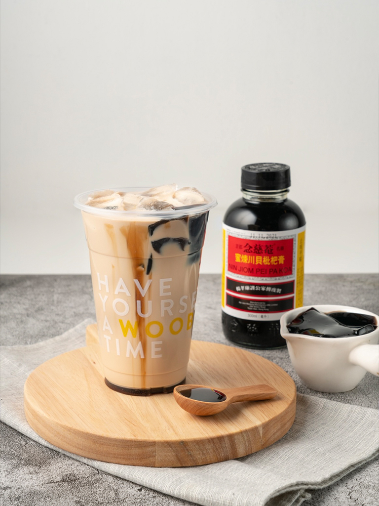 Woobbee: Pei pa koa inspired bubble tea drink