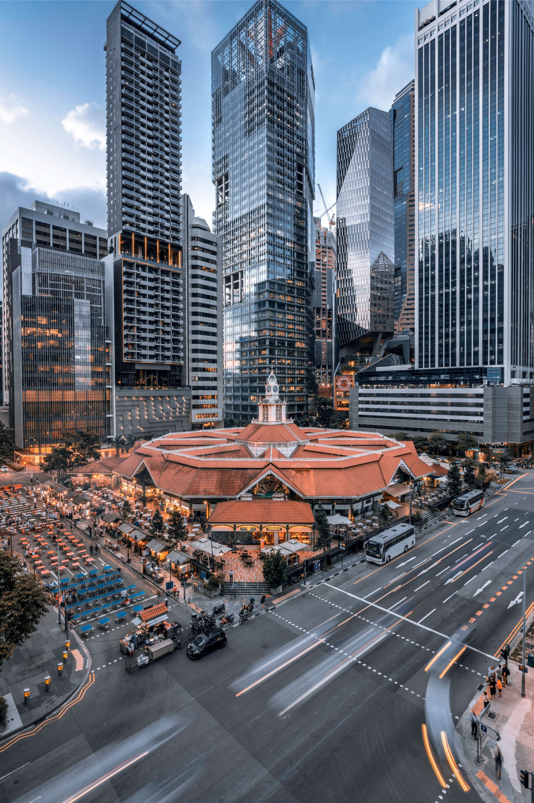 Lau Pa Sat_hawker centre_architecture