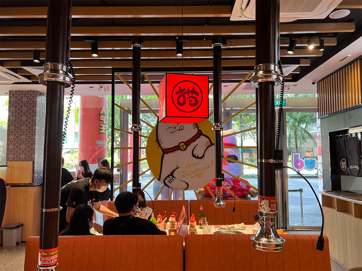 Meow Barbecue, a cat-themed BBQ chain, opens first overseas outpost in Singapore