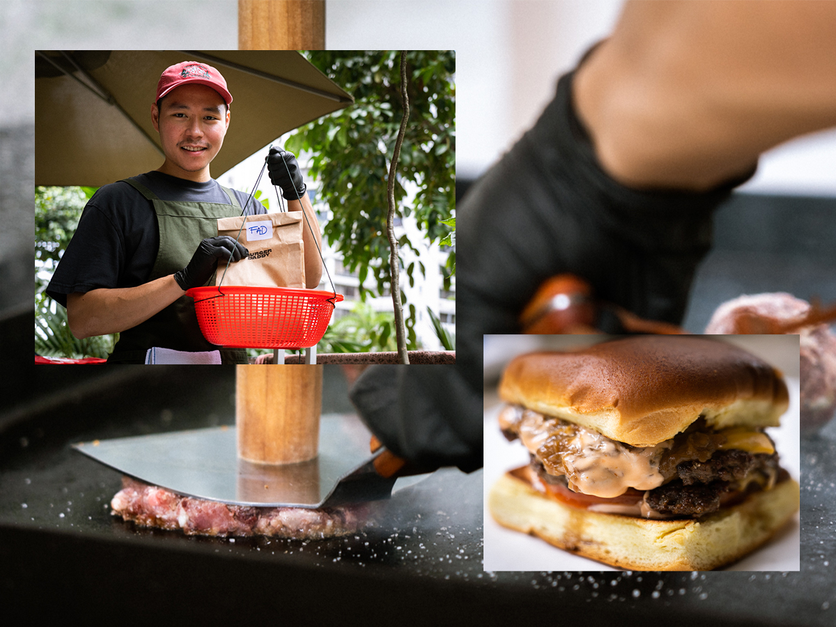 Burger Daddy offers dry-aged smash burgers dripping in goodness — from a condo balcony