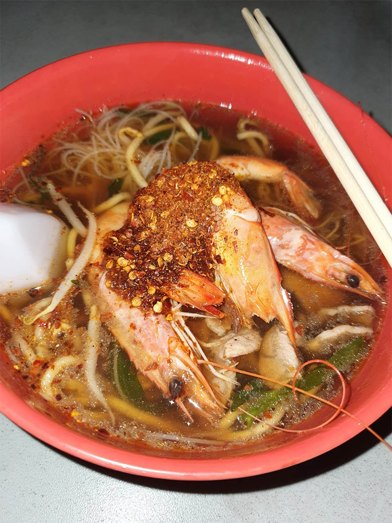 Newton food centre_HungryGoWhere_tian xiang big prawn noodle_prawn noodle