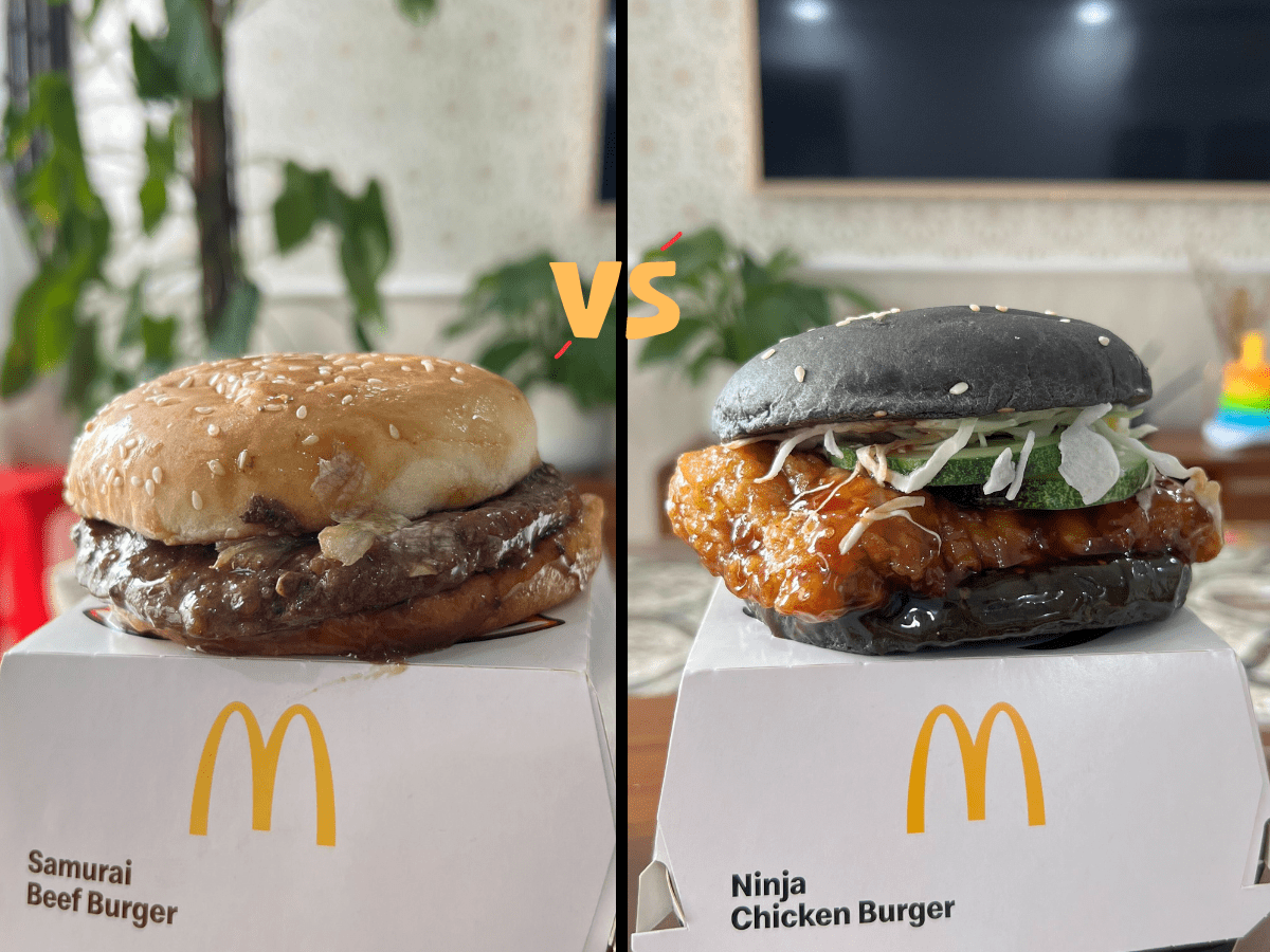 In this Samurai vs Ninja burger ‘taste-off’, which burger wins?