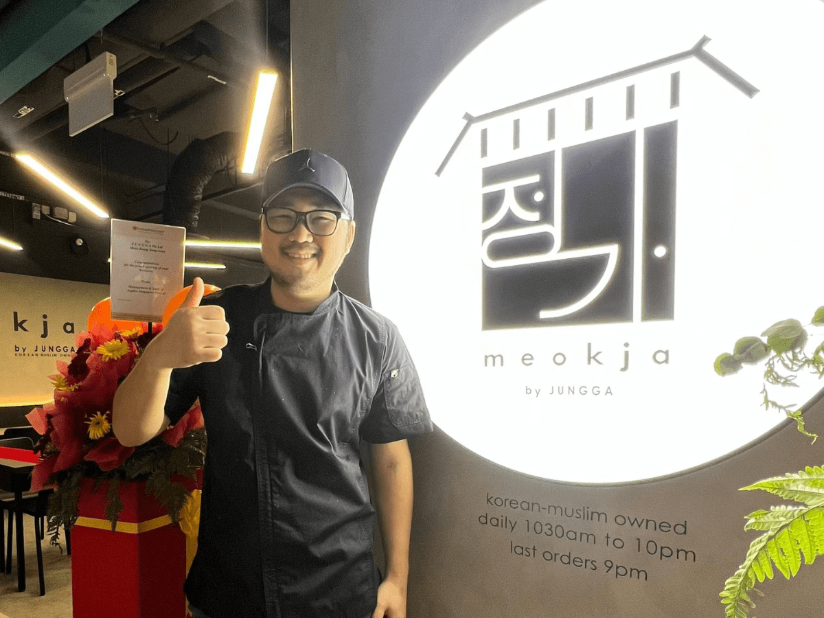 Couple behind popular home-based Muslim-friendly Korean food biz, Meokja by Jungga, launches restaurant