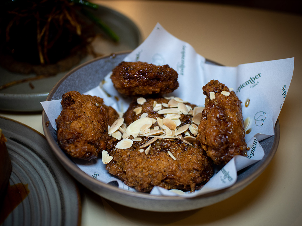 September Coffee_HungryGoWhere_soy glazed wings