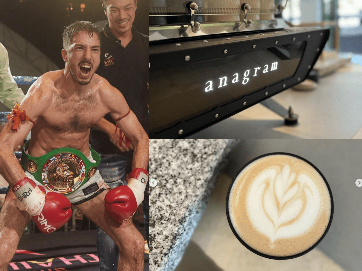 Muay Thai champion starts new cafe, Anagram, in Queenstown