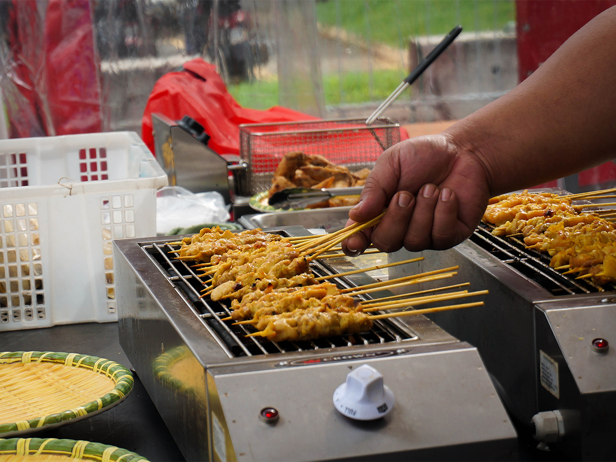 Tuck into street food and try carnival games at The Great Bay Fiesta