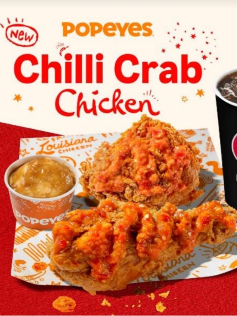 01 ev popeyes rail mall - popeyes 24 hours outlet - chilli crab fried chicken - HungryGoWhere