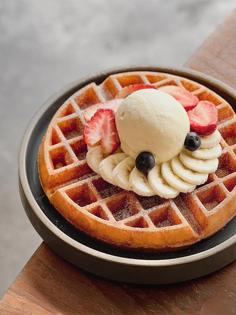 06 gh - brunch - wakey wakey - buttermilk waffles - HungryGoWhere