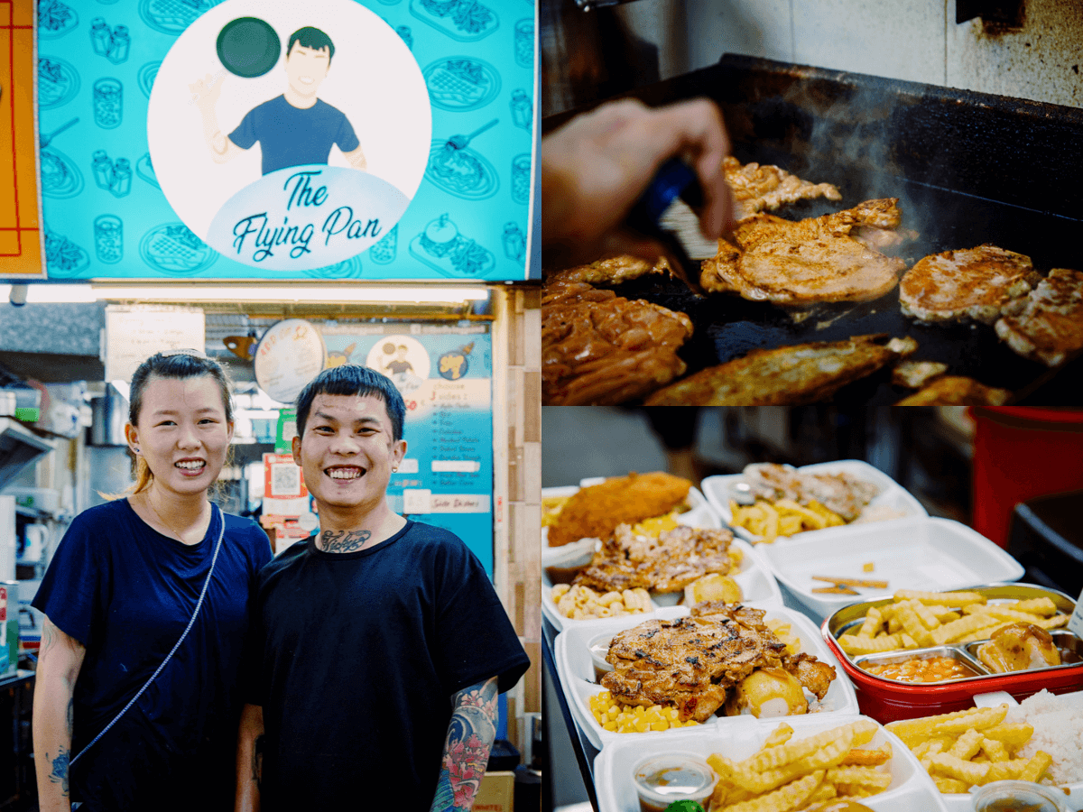 The Flying Pan sells hearty Western meals from S$5.50