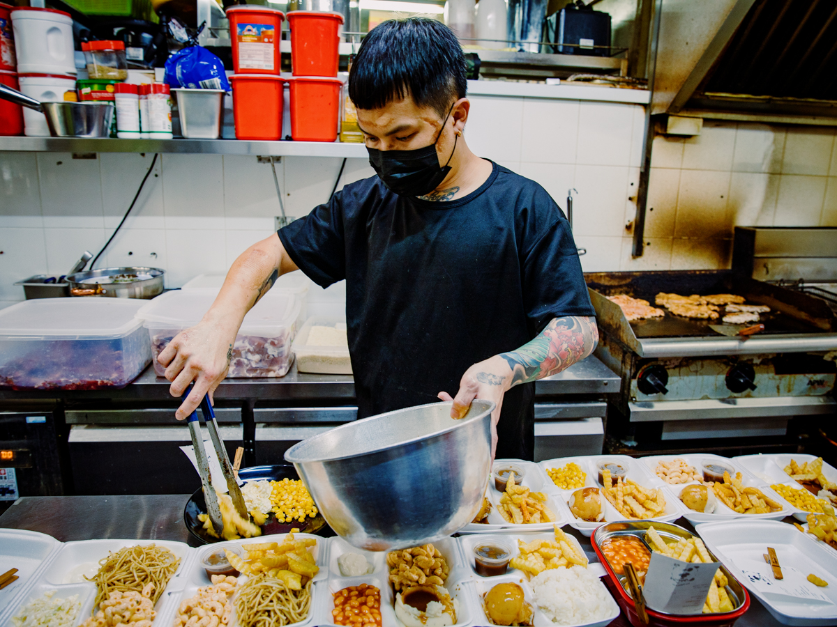 The Flying Pan sells hearty Western meals from S$5.50