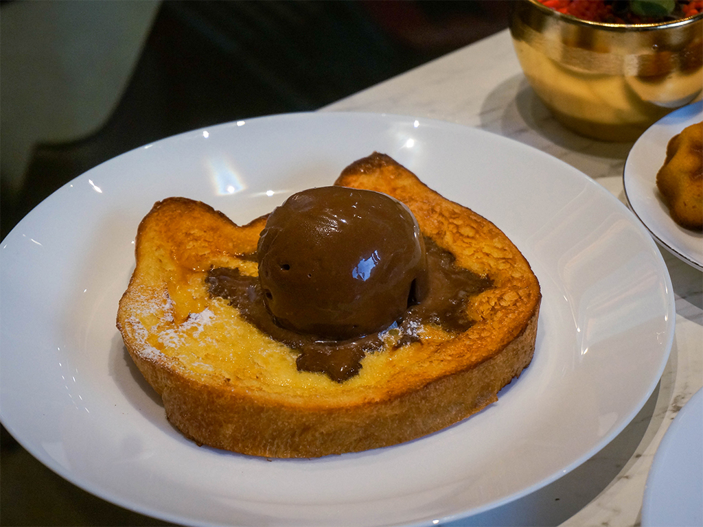 04 gh catbake - french toast with gelato - HungryGoWhere