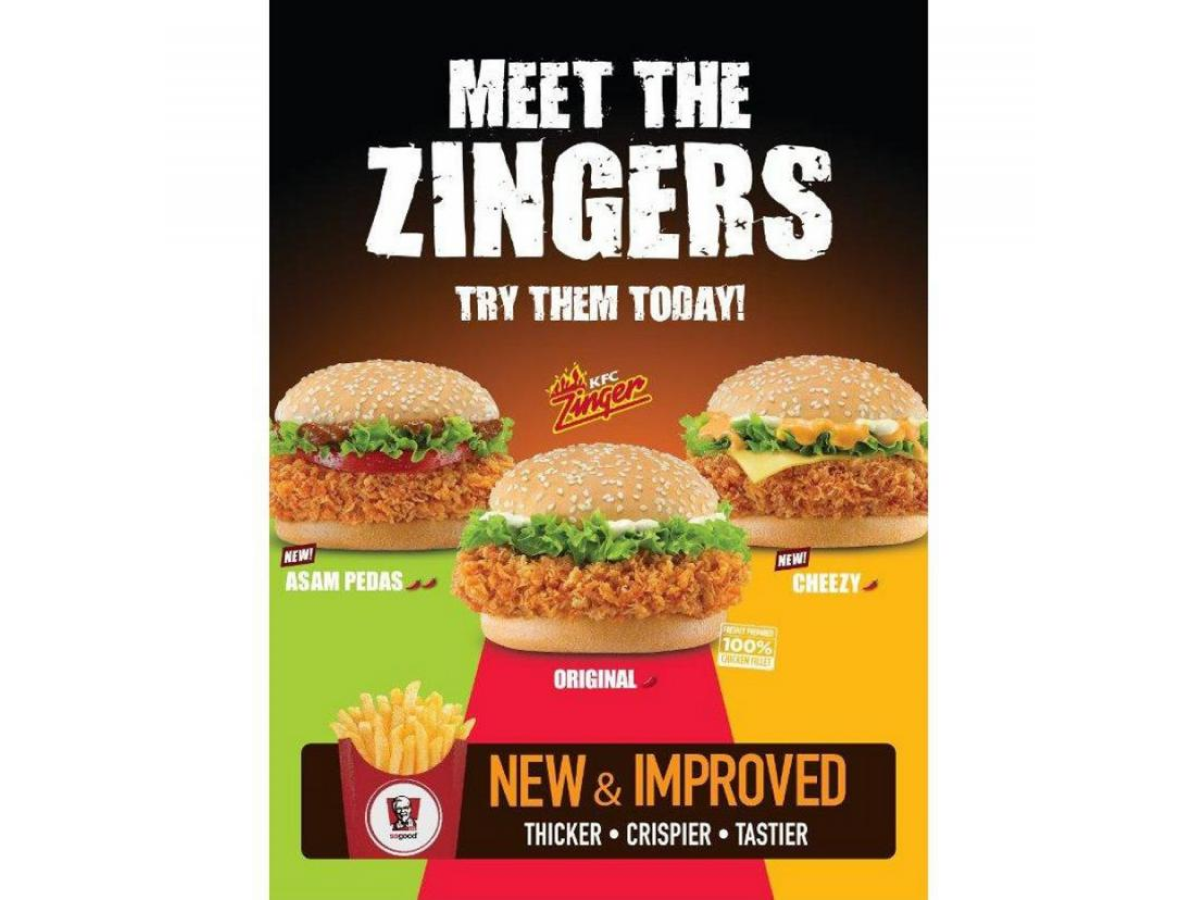 KFC: 5 ways to add more ZING to your Zinger Burger