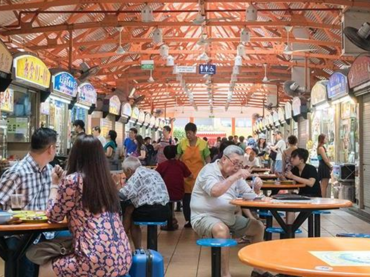 Eating light at a Hawker Centre