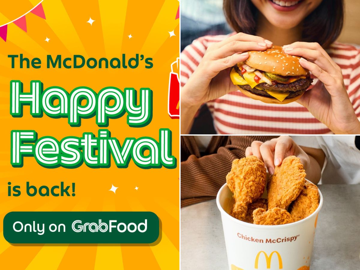Only on GrabFood: McDonald’s Happy Festival is back, with up to 50% off selected items
