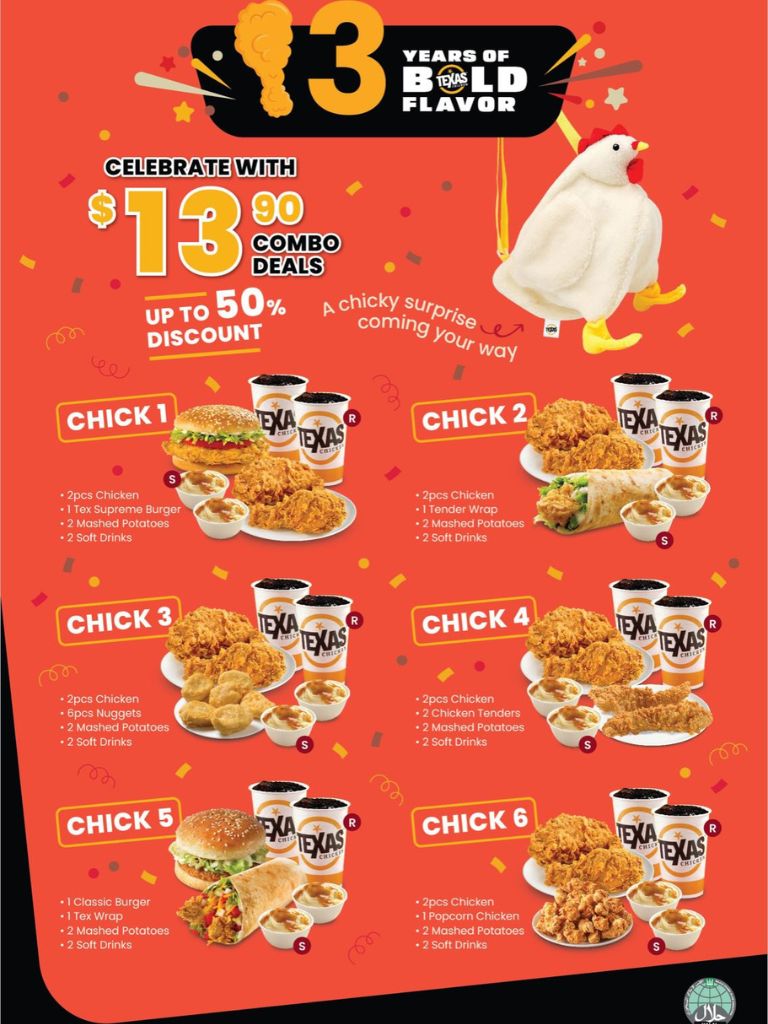 02 ev-texas chicken-13th anniversary free chicken bag-chick deals-HungryGoWhere