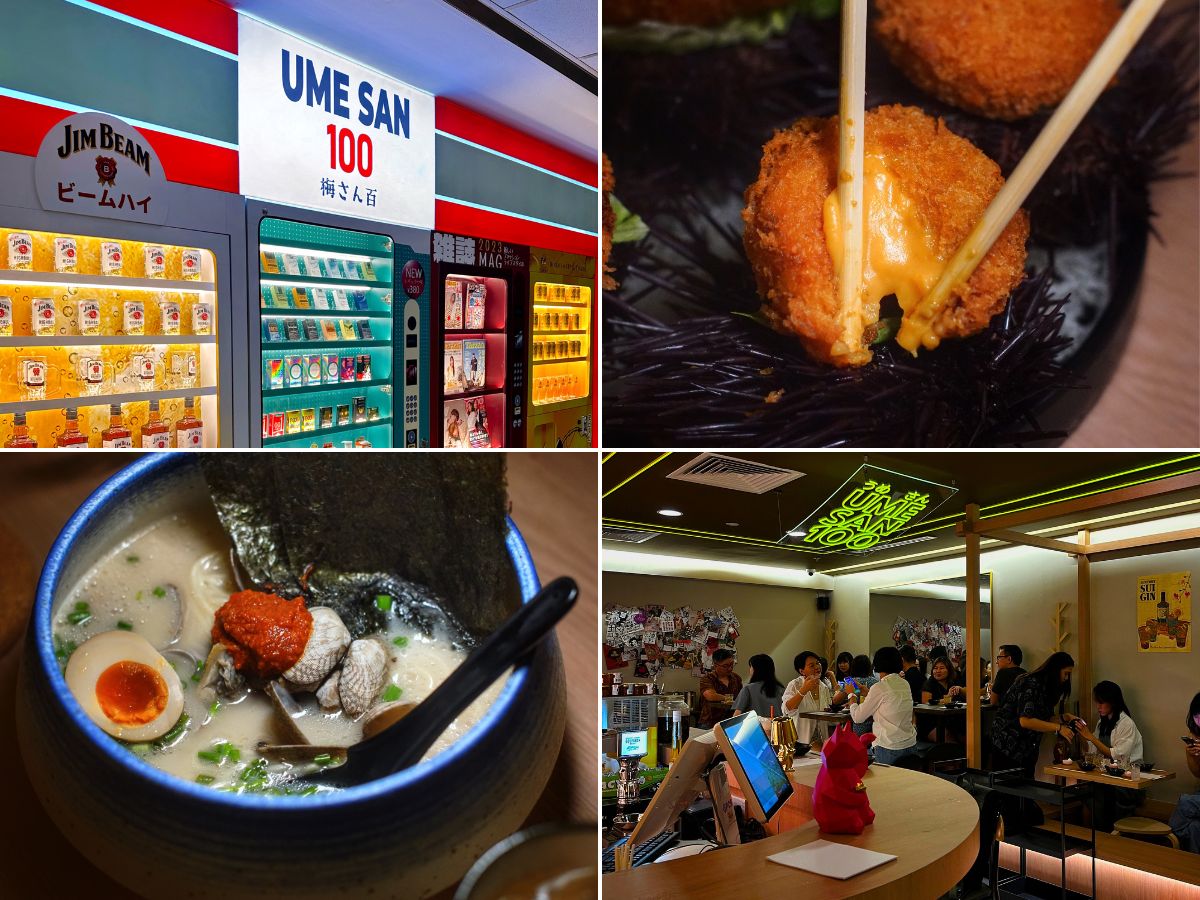 Ume San 100: Singapore’s hottest new secret Japanese bar, hidden behind vending machines