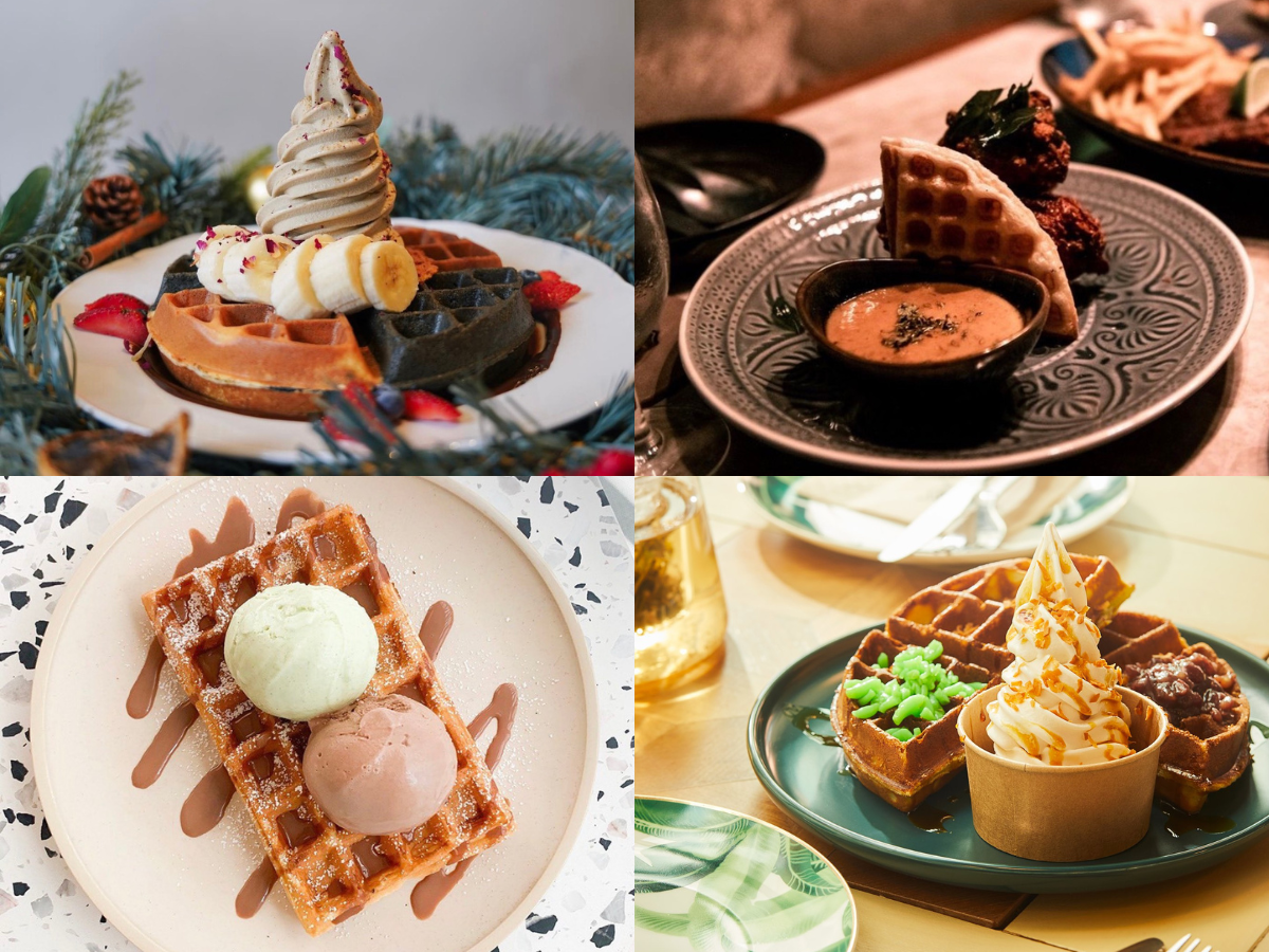10 places for creative and unusual waffles in Singapore