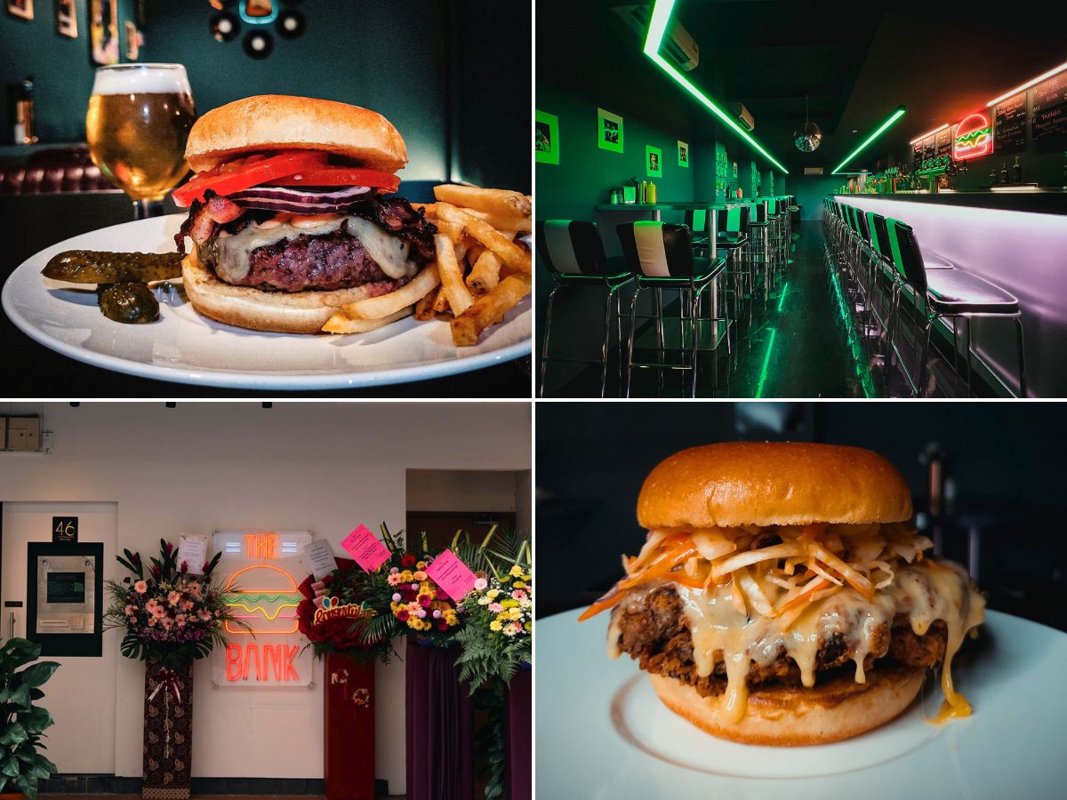 The Bank restaurant: 80s burger bar behind an ATM | HungryGoWhere