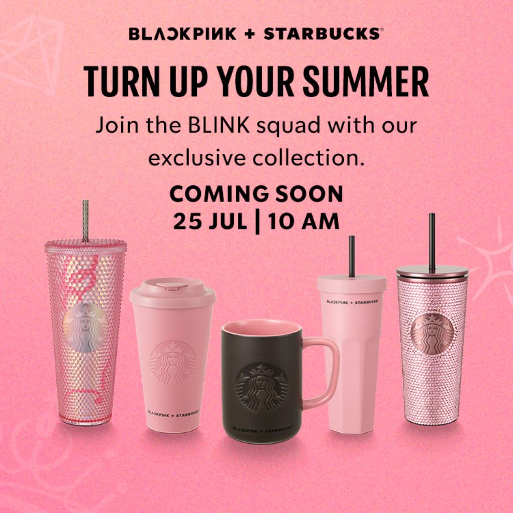 Blackpink x Starbucks' collab in Singapore HungryGoWhere