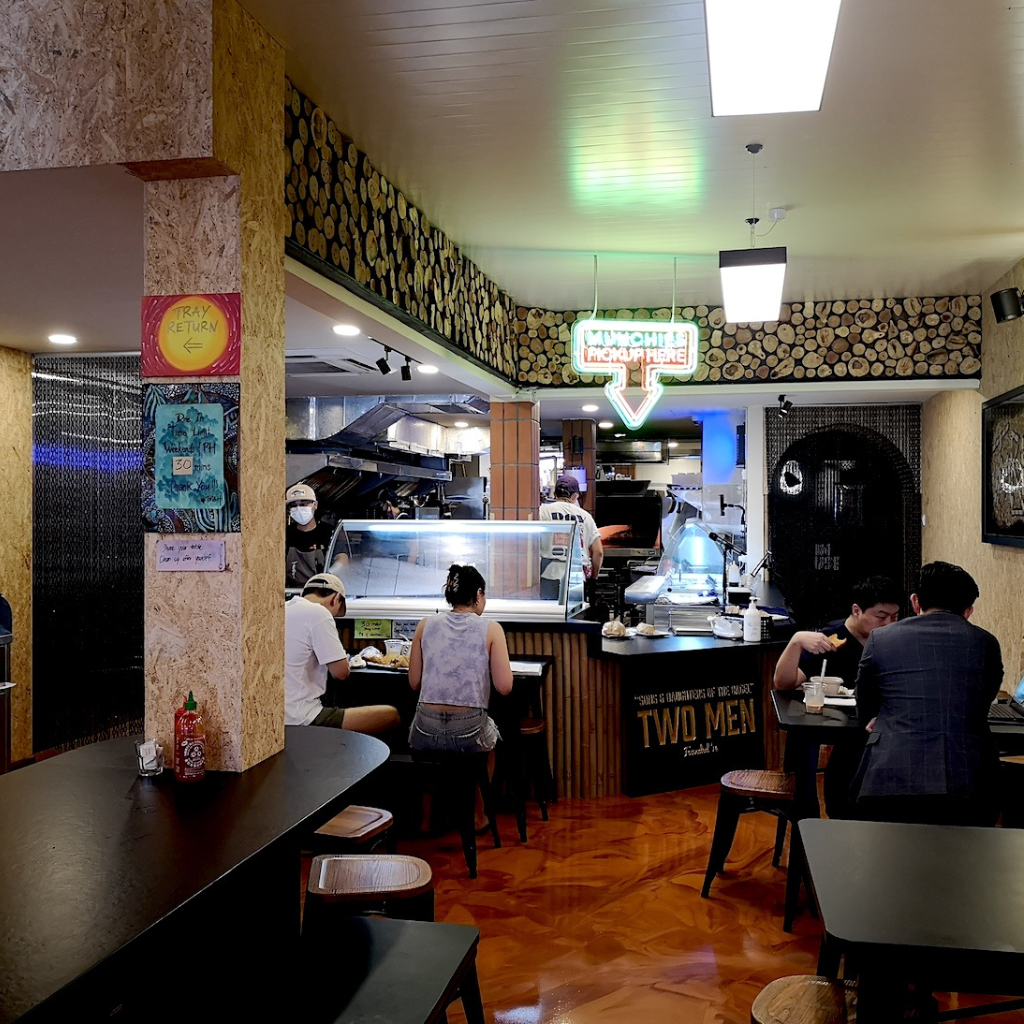 Two men bagel house joo chiat