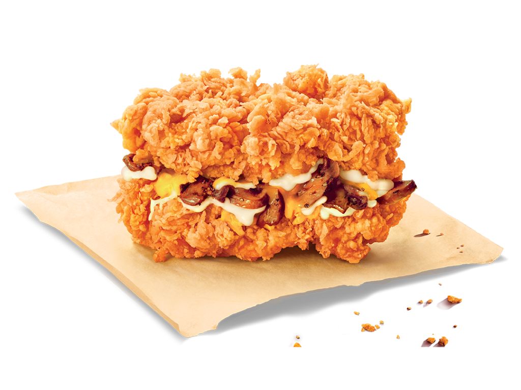 02 ev-kfc cheesy mushroom Zinger double down-hungrygowhere