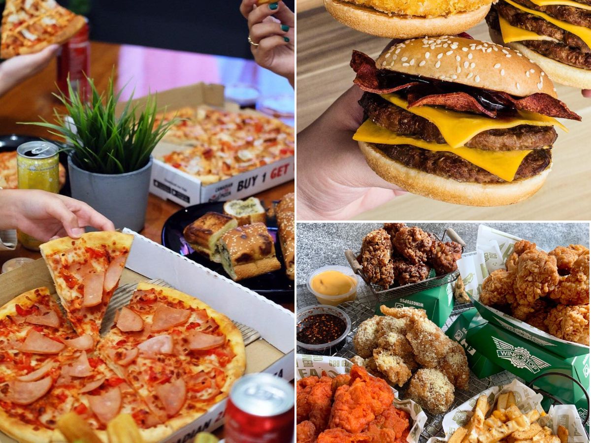 Assemble the ultimate cheat-day feast with up to 60% off Burger King, Canadian Pizza & Wingstop