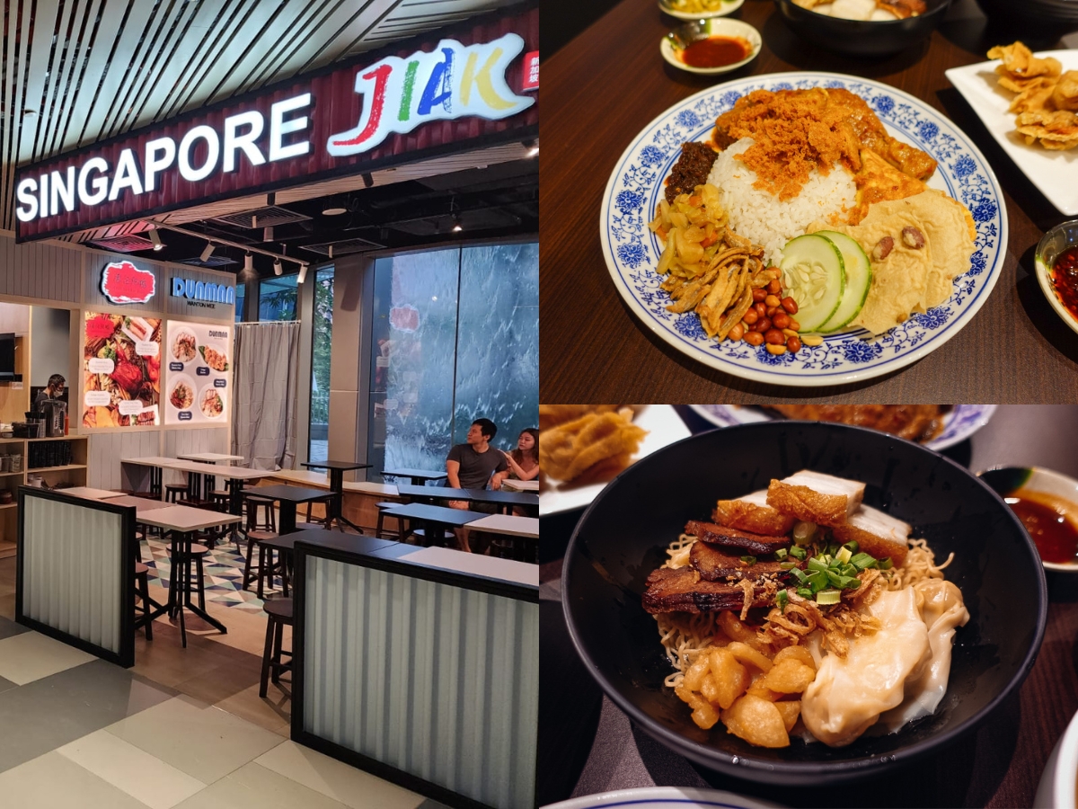 Singapore Jiak at Frasers Towers debuts with Teck Kee Fat Duck, Dunman Wanton Mee
