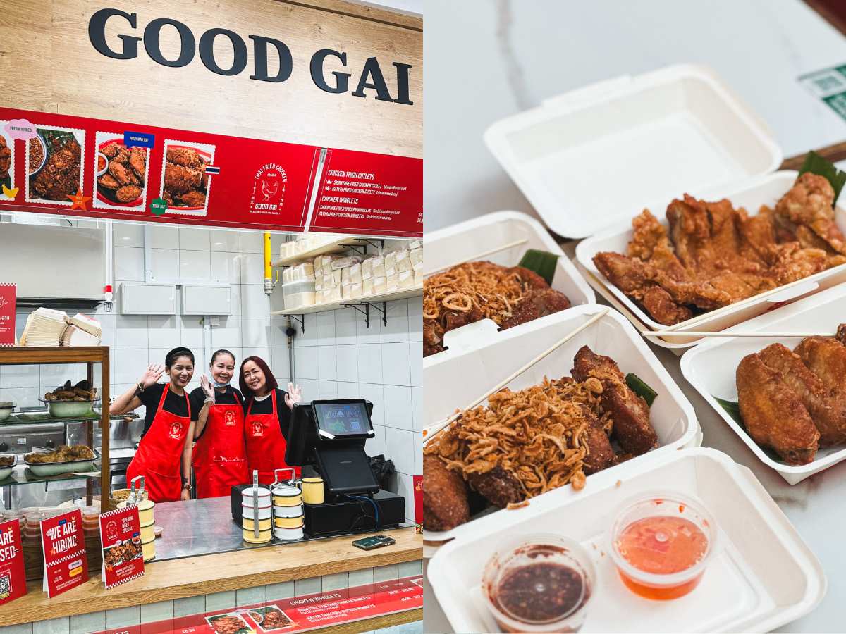 Check out Good Gai at Thai Supermarket Aperia Mall for the best Thai fried chicken in town