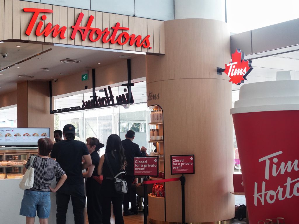 Tim Hortons opens first Singapore outlet in VivoCity on Nov 17 - CNA  Lifestyle