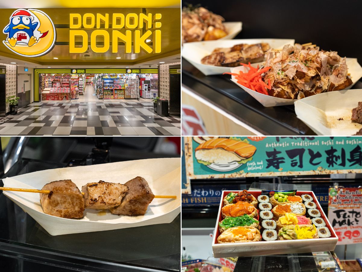Retro-themed Don Don Donki opens at Tiong Bahru & launches new eats such as maguro skewers