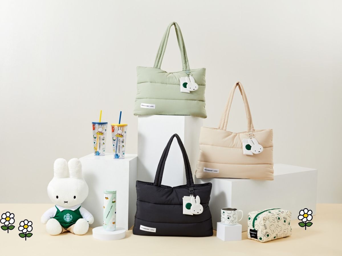 Starbucks Singapore Miffy Tote Bag Sage - バッグ