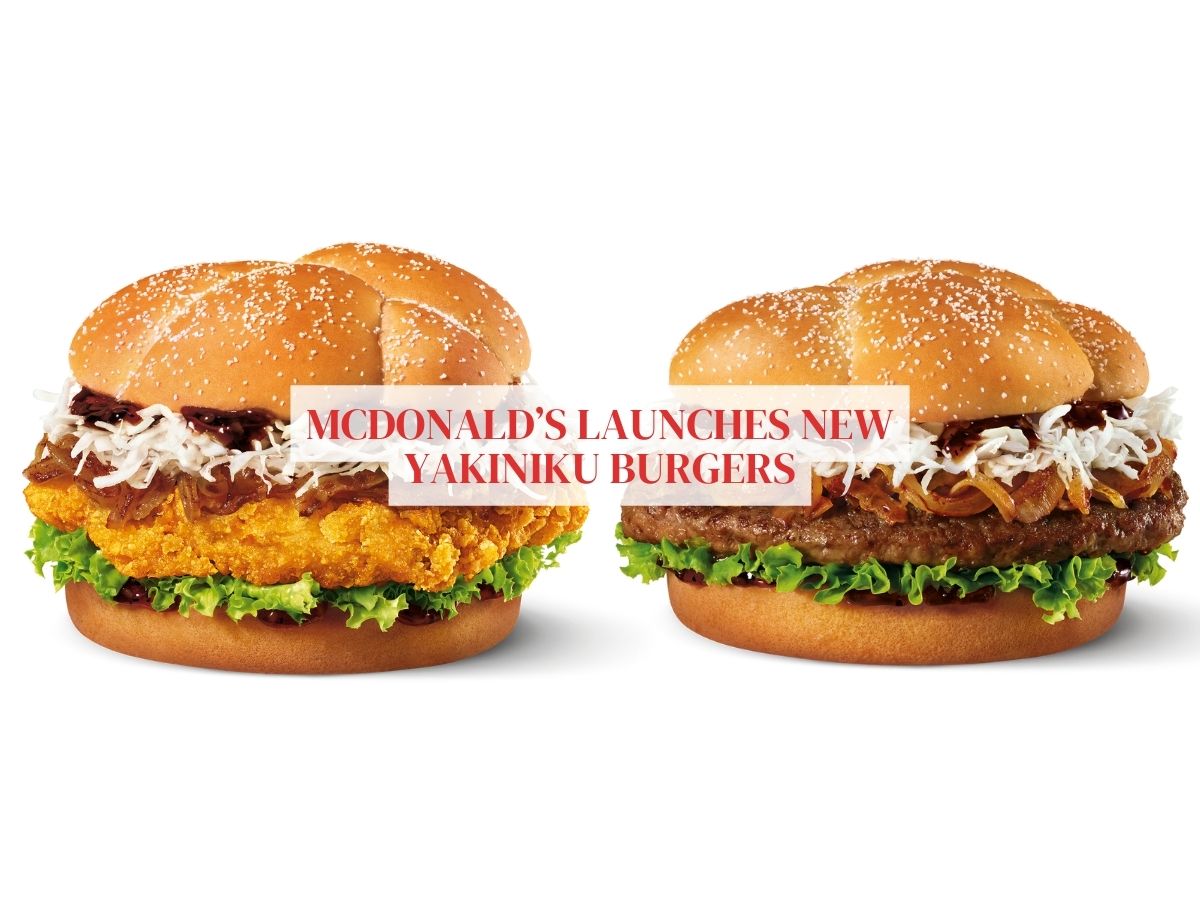 There’s a new limited-time McDonald’s yakiniku burger, also available from a vending machine