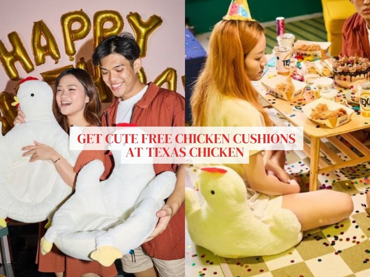 Texas Chicken brings on the adorable, free chicken cushions for 14th anniversary