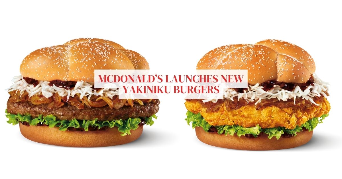 There’s a new limited-time McDonald’s yakiniku burger, also available from a vending machine