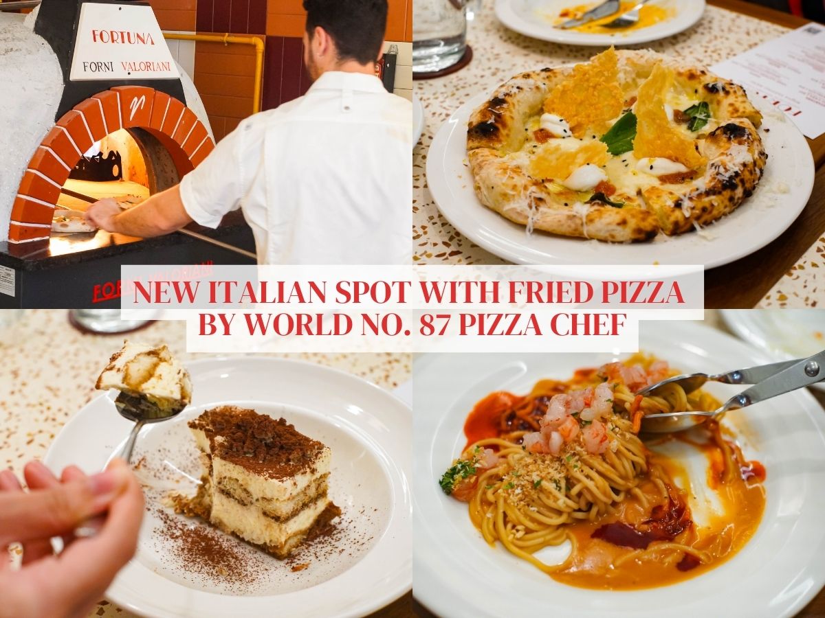 Fortuna Singapore: New Italian restaurant with fried pizza by world No. 87 pizza chef