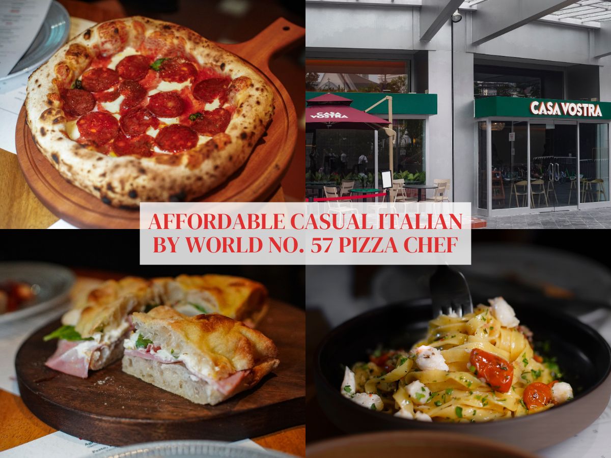 Casa Vostra opens at Raffles City: Affordable Italian pizzas by world’s No. 57 pizza chef, nothing over S$28