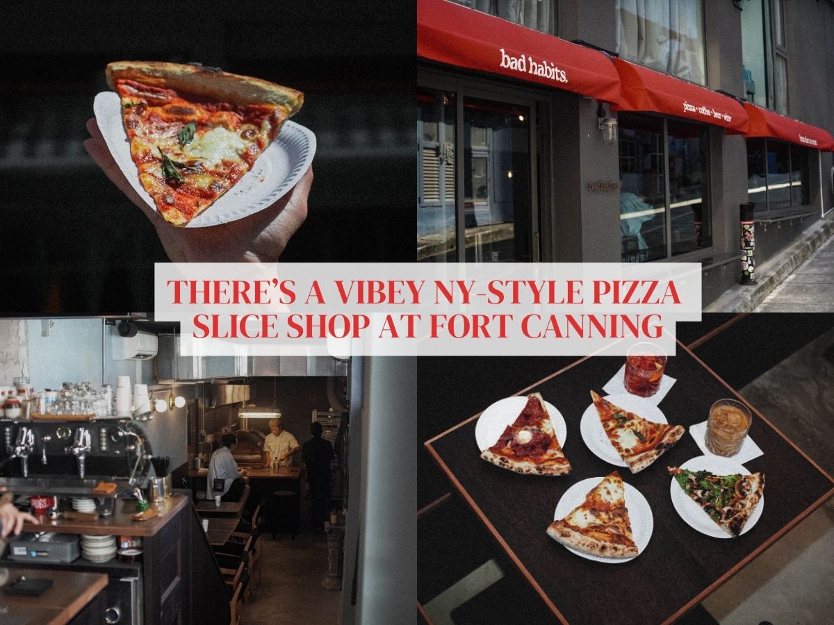 Bad Habits Provision: A vibey, unpretentious NY-style pizza-slice shop at Fort Canning