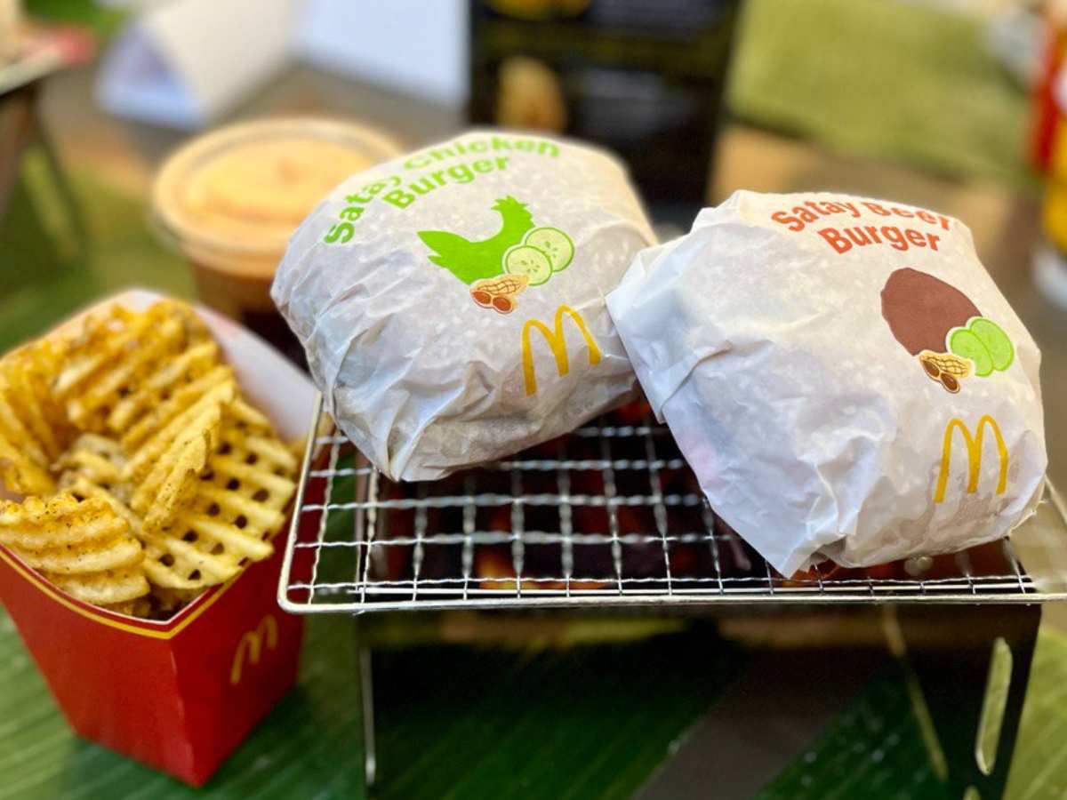 McDonald's National Day Satay Burger