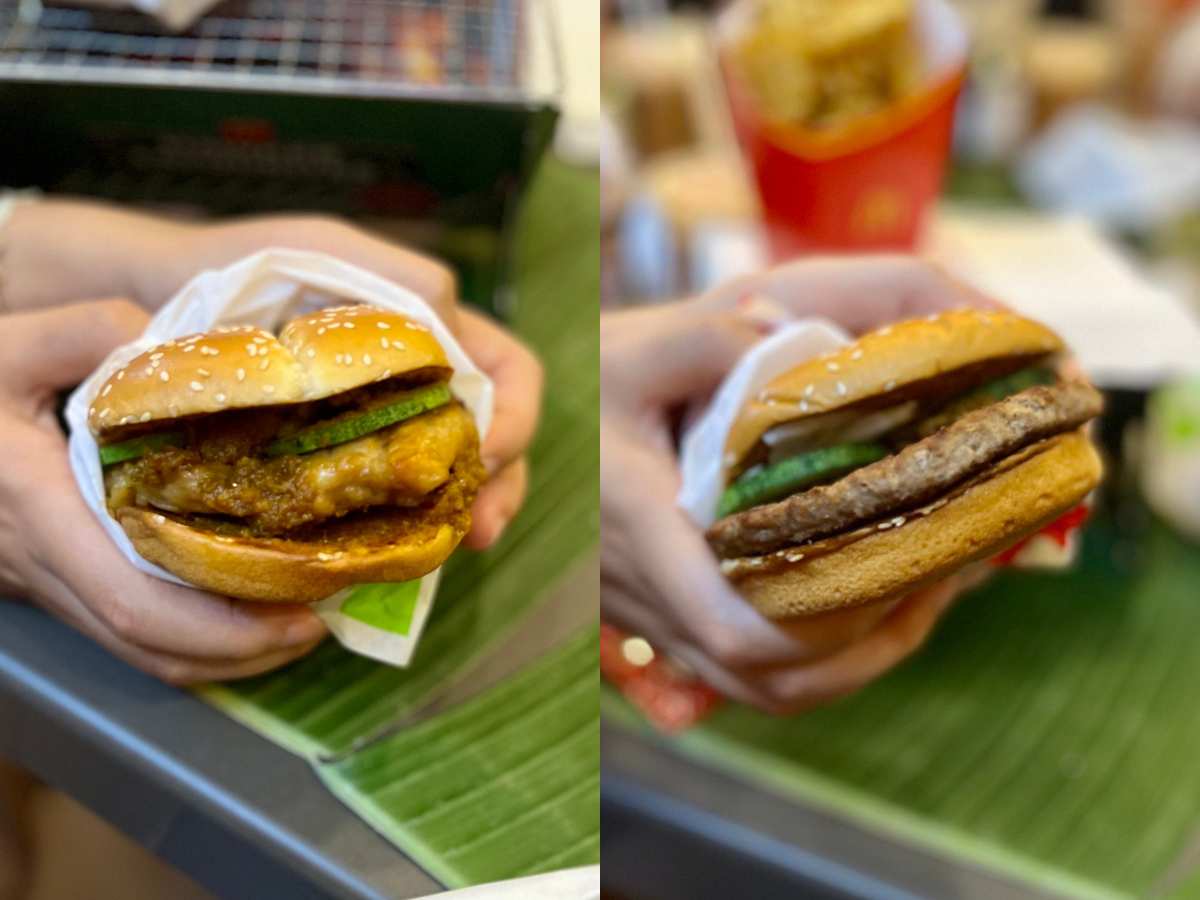 McDonald's National Day Satay Burger