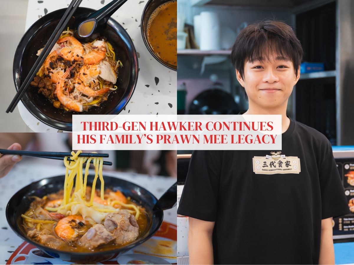 Three Generations Gourmet: Third-gen hawker Kwek Ming Quan continues his family’s prawn mee legacy