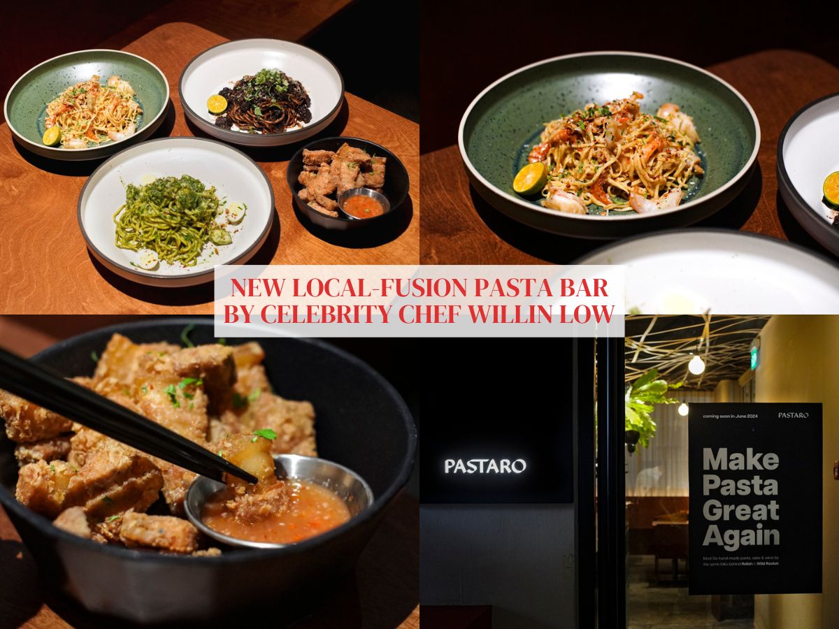 Newly opened Pastaro at Chancery Court serves local fusion pastas including Hokkien-mee pasta, opened by Willin Low