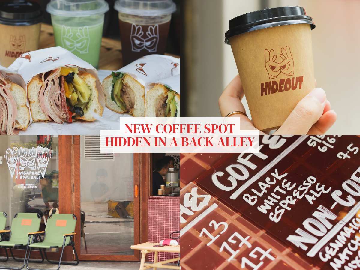 Hideout Coffee Bar: New coffee gem hidden in a back alley with stacked sandwiches and brews