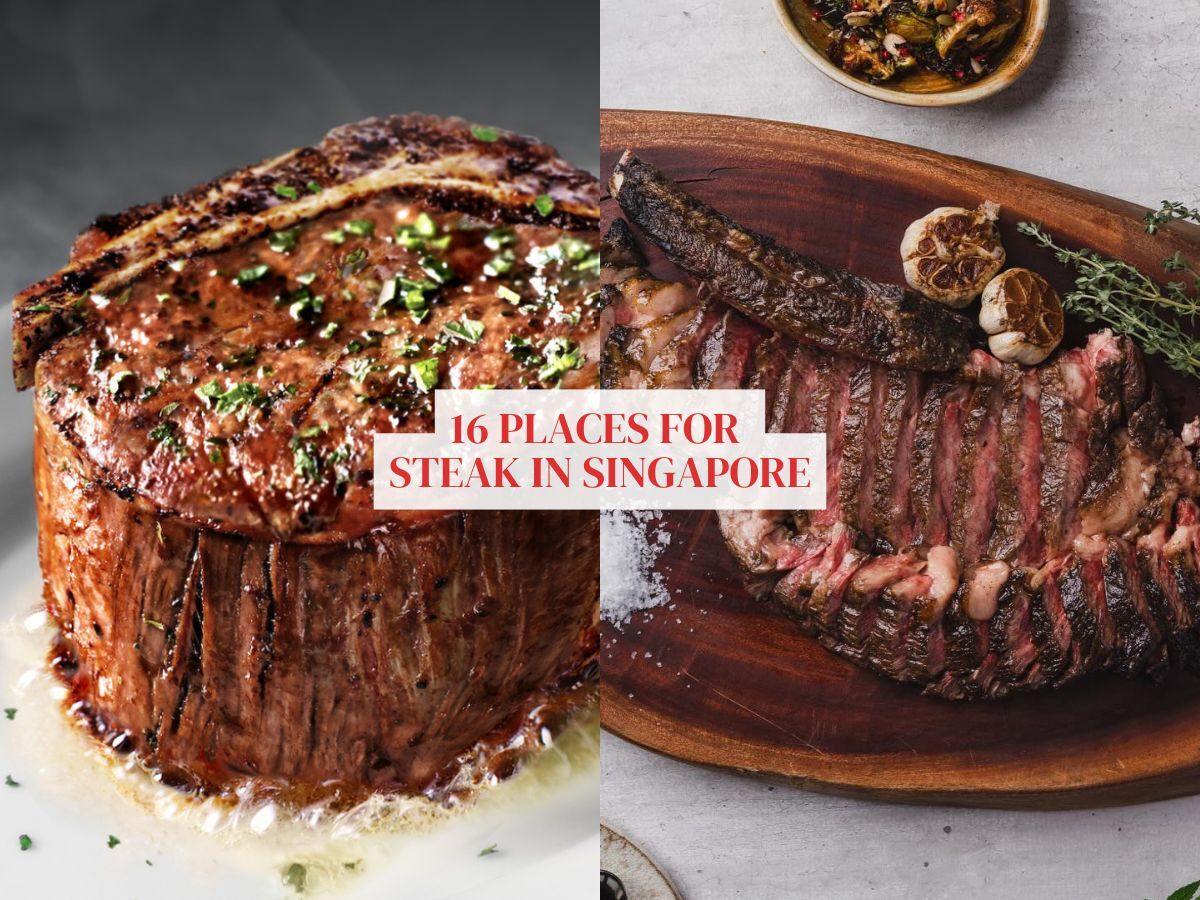 Save list of 16 restaurants for some of the best steaks in Singapore