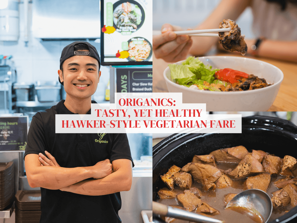 Hawker Hustlers: Origanics’ Darryl Tong aims to makes vegetarian food healthy and tasty for all