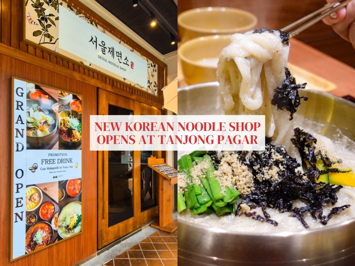 Seoul Noodle Shop opens at Tanjong Pagar with 12 different Korean noodle dishes